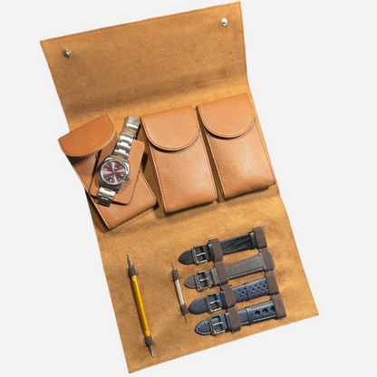 The Fold - 3 Watch Storage Folio