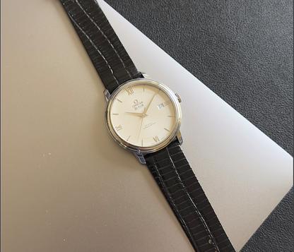 Matte Black Lizard Emboss - Stitch-less Strap