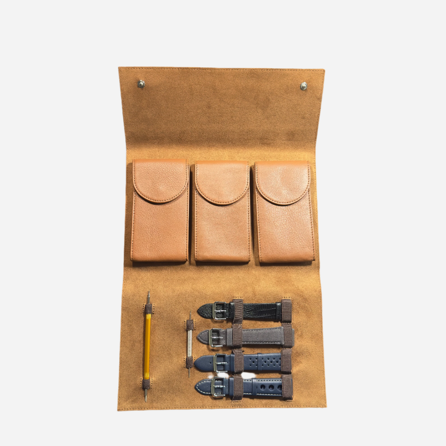 The Fold - 3 Watch Storage Folio